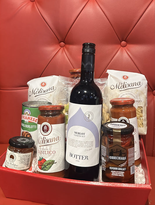 The Christmas Pantry Hamper (with red wine)