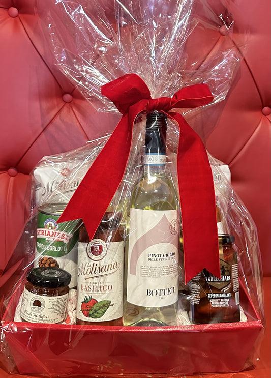 The Christmas Pantry Hamper (with white wine)